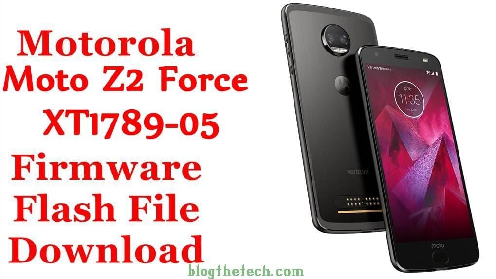 Motorola Moto Z2 Force XT1789-05 Firmware